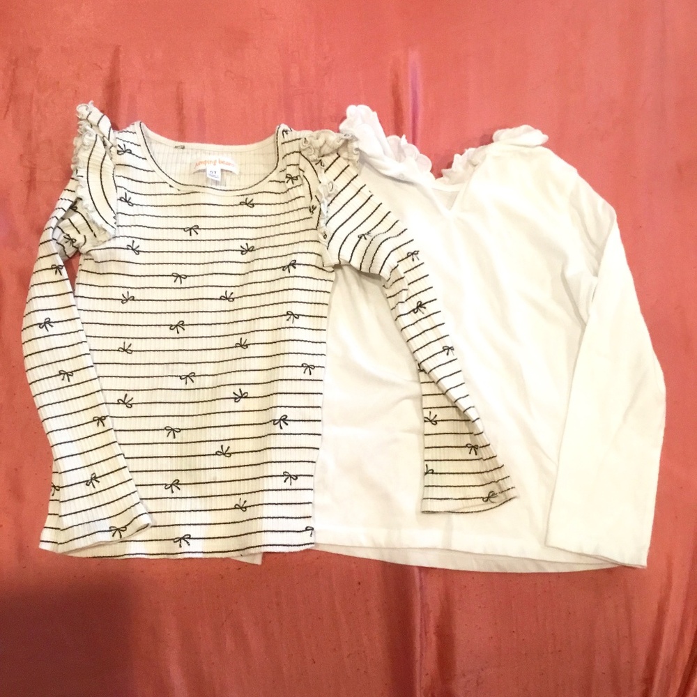 Lot of 2 long sleeve shirts Jumping Beans 5T OshKosh 5T